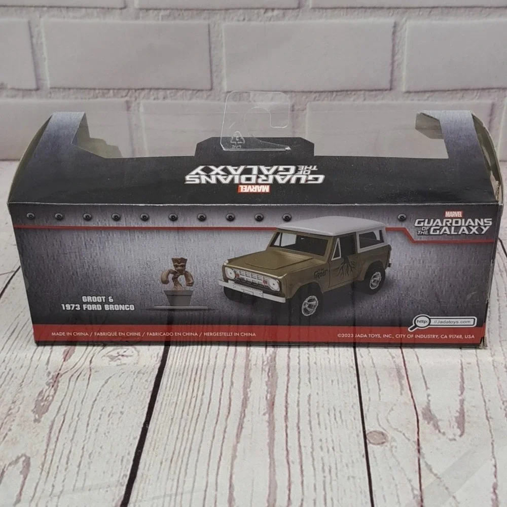Guardians of the Galaxy Groot Figure 1973 Ford Bronco 1:32 Jada 34415 253223018